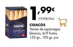 Supermercados Lupa CIDACOS Yemas de espárragos blancos oferta