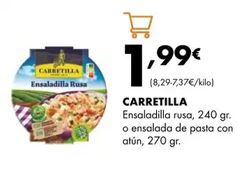 Supermercados Lupa CARRETILLA Ensaladilla rusa o ensalada de pasta con atún oferta