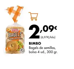 Supermercados Lupa BIMBO Bagels de semillas oferta