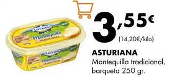 Supermercados Lupa ASTURIANA Mantequilla tradicional oferta