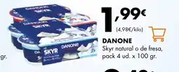 Supermercados Lupa DANONE Skyr natural o de fresa oferta