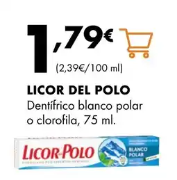 Supermercados Lupa LICOR DEL POLO Dentifrico blanco polar o clorofila oferta