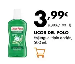 Supermercados Lupa LICOR DEL POLO Enjuague triple acción oferta