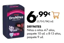 Supermercados Lupa DRYNITES Niñas o niños 4-7 años oferta