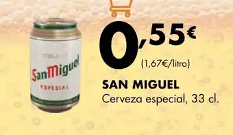 Supermercados Lupa SAN MIGUEL Cerveza especial oferta