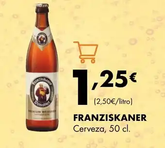 Supermercados Lupa FRANZISKANER Cerveza oferta