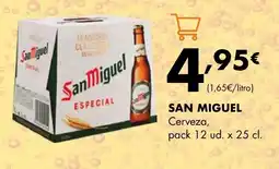 Supermercados Lupa SAN MIGUEL Cerveza oferta
