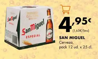 Supermercados Lupa SAN MIGUEL Cerveza oferta
