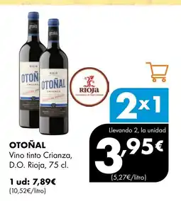 Supermercados Lupa OTOÑAL Vino tinto Crianza, D.O. Rioja oferta