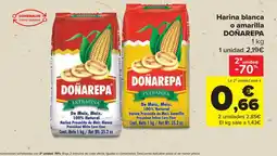 Carrefour DOÑAREPA Harina blanca o amarilla oferta