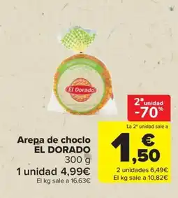 Carrefour EL DORADO Arepa de choclo oferta
