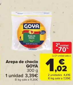 Carrefour GOYA Arepa de choclo oferta