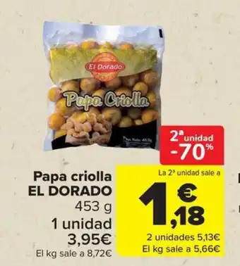 Carrefour EL DORADO Papa criolla oferta