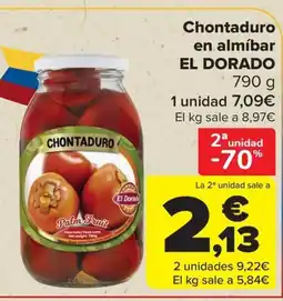 Carrefour EL DORADO Chontaduro en almíbar oferta