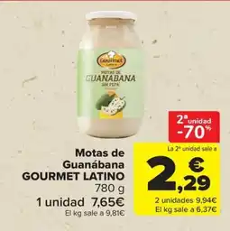 Carrefour GOURMET LATINO Motas de Guanábana oferta