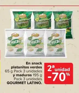 Carrefour En snack platanitos verdes oferta
