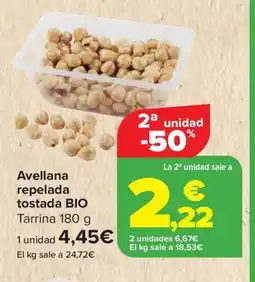 Carrefour BIO Avellana repelada tostada oferta