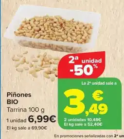 Carrefour BIO Piñones oferta