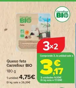 Carrefour CARREFOUR BIO Queso feta oferta