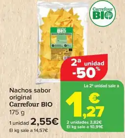 Carrefour CARREFOUR BIO Nachos sabor original oferta