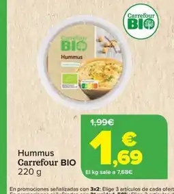 Carrefour CARREFOUR BIO Hummus oferta
