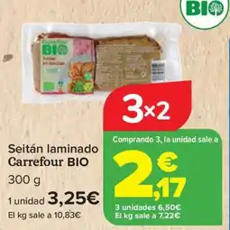 Carrefour CARREFOUR BIO Seitán laminado oferta
