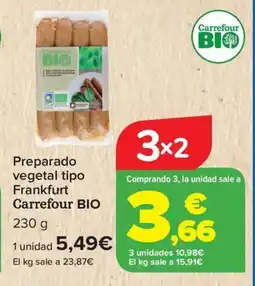 Carrefour CARREFOUR BIO Preparado vegetal tipo oferta