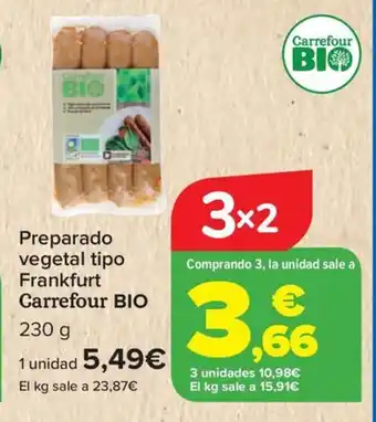 Carrefour CARREFOUR BIO Preparado vegetal tipo oferta