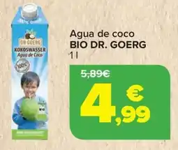 Carrefour BIO DR. GOERG Agua de coco oferta