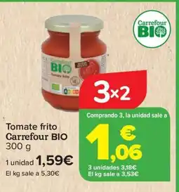 Carrefour CARREFOUR BIO Tomate frito oferta