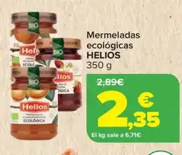Carrefour HELIOS Mermeladas ecológicas oferta