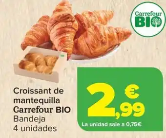 Carrefour Croissant de mantequilla oferta
