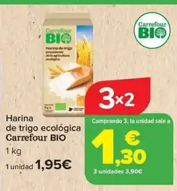 Carrefour CARREFOUR BIO Harina de trigo ecológica oferta