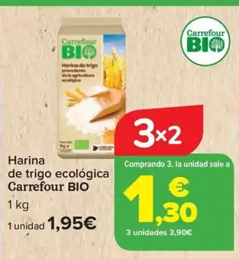 Carrefour CARREFOUR BIO Harina de trigo ecológica oferta