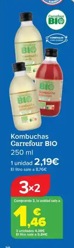 Carrefour CARREFOUR BIO Kombuchas oferta