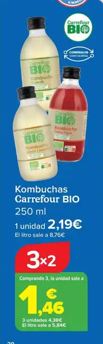 Carrefour CARREFOUR BIO Kombuchas oferta