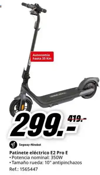 MediaMarkt Patinete eléctrico E2 Pro E oferta