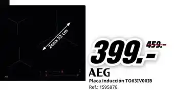MediaMarkt AEG Placa inducción TO63IV00IB oferta