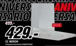 MediaMarkt BOSCH Campana decorativa DWB97CM50 oferta