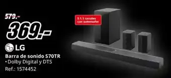 MediaMarkt LG Barra de sonido S70TR oferta