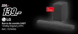 MediaMarkt LG Barra de sonido S40T oferta