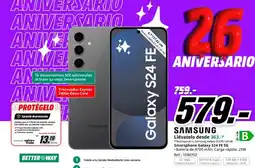 MediaMarkt SAMSUNG Llévatelo desde 363.-* **Entregando tu Samsung Galaxy S23 FE 128 GB Smartphone Galaxy S24 FE 5G oferta