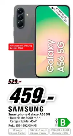 MediaMarkt SAMSUNG Smartphone Galaxy A56 5G oferta