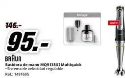 MediaMarkt BRAUN Batidora de mano MQ9135XI Multiquick oferta