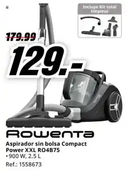MediaMarkt ROWENTA Aspirador sin bolsa Compact Power XXL RO4B75 oferta