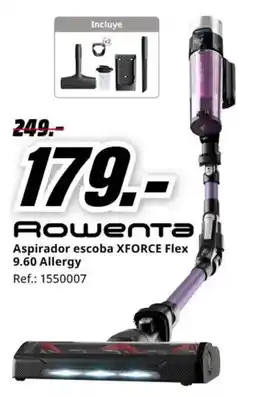 MediaMarkt ROWENTA Aspirador escoba XFORCE Flex oferta