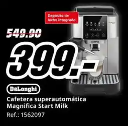 MediaMarkt DELONGHI Cafetera superautomática Magnifica Start Milk oferta