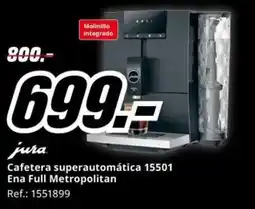 MediaMarkt JURA Cafetera superautomática 15501 Ena Full Metropolitan oferta