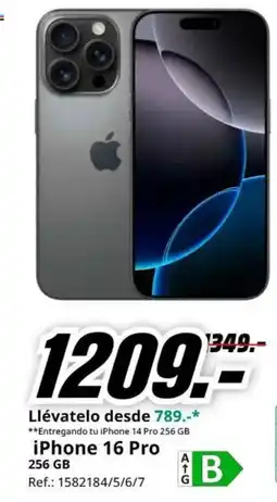 MediaMarkt iPhone 16 Pro oferta