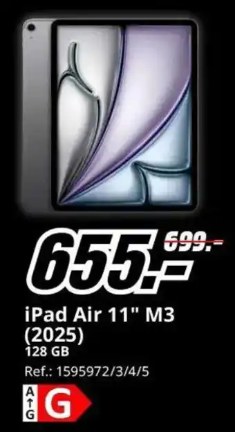 MediaMarkt iPad Air 11" M3 oferta